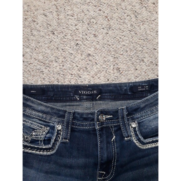 12x5 Vigoss Heritage fit midrise cutoffs with bling - Picture 3 of 3